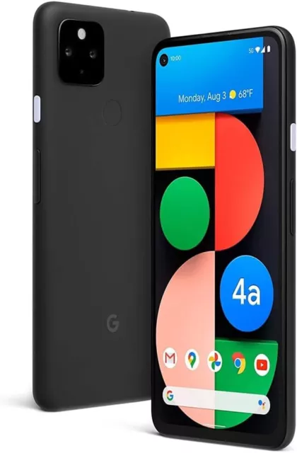 Google Pixel 4a 5G - 128GB - Just Black ( Unlocked) Smartphone used