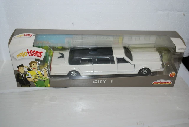 Majorette Serie 300 Lincoln Strech Limousine Blanche Neuf Boite New Box