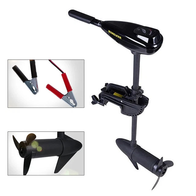 MOTORE FUORIBORDO 46LBS 12V Elettrico Per Pesca Alla Traina Motore Per - Foto 4