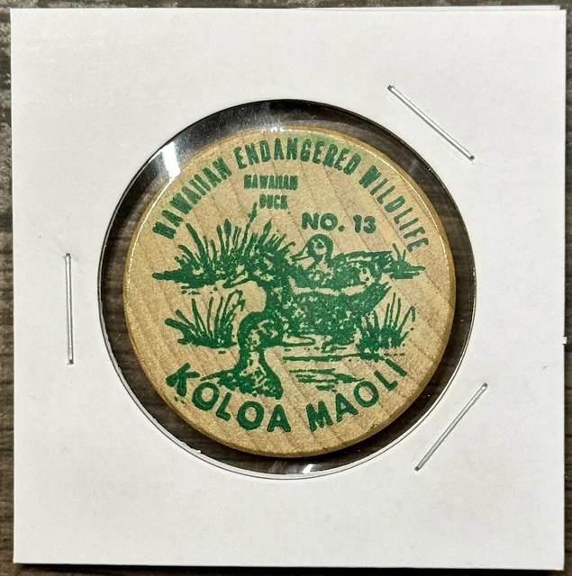 Hsna 1993 Numismatic Coin Show - Honolulu, Hawaii - Wooden Nickel Token Coin #13