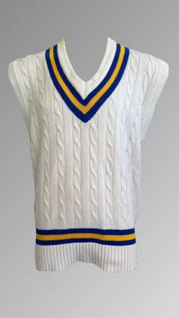 Mens sleeveless cricket discount jumper