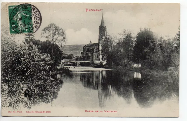 BACCARAT - Meurthe and Moselle - CPA 54 - the edges of the Meurthe