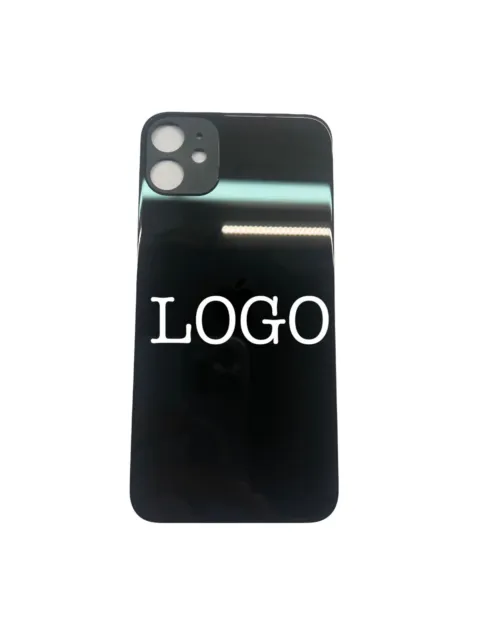 For iPhone 11 Replacement Back Glass Rear Glass Battery Cover Black