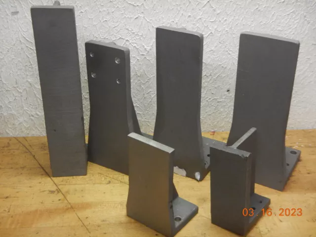 6 Non-Ferrous Metal Eq Base Angle Plates Machinist Setup Tooling