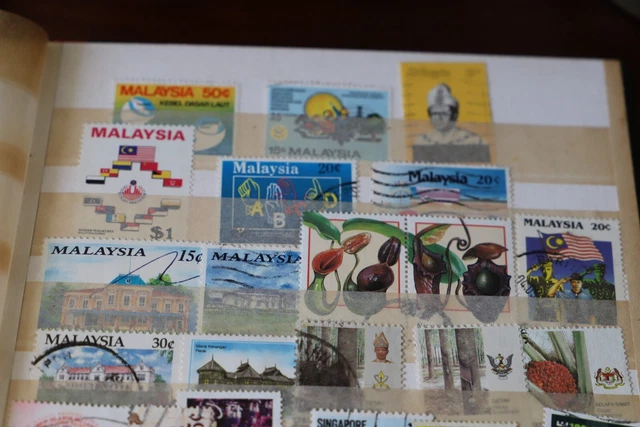  Lot  gest. Malaysia, Singapore, Sri Lanka, Thailand, Hong Kong, Bangladesch 