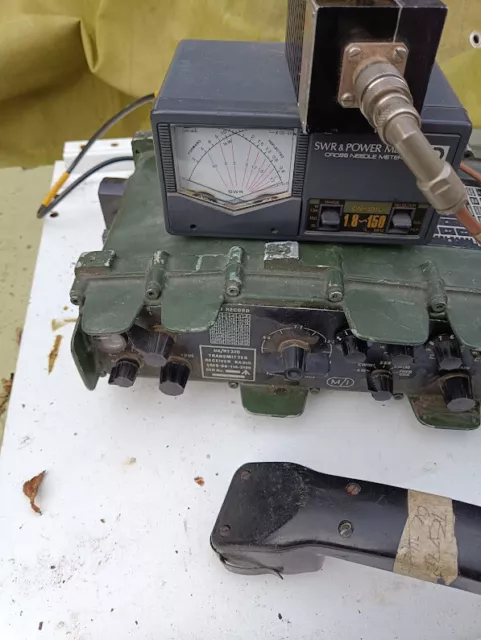 Clansman Military Radio Prc 320 Hf Manpack Transceiver Thin Fins Type-Tested #2
