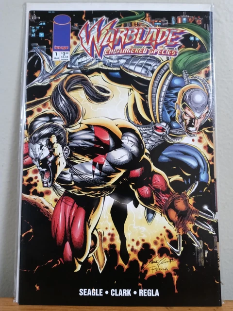 Warblade Endangered Species #1 Image 1995 Comic Book NM High Grade