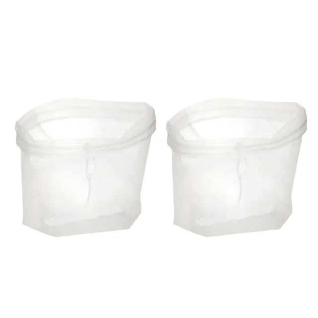 2 piezas bolsa de colar reutilizable filtro de leche de soja colador alimentos tela de queso premium