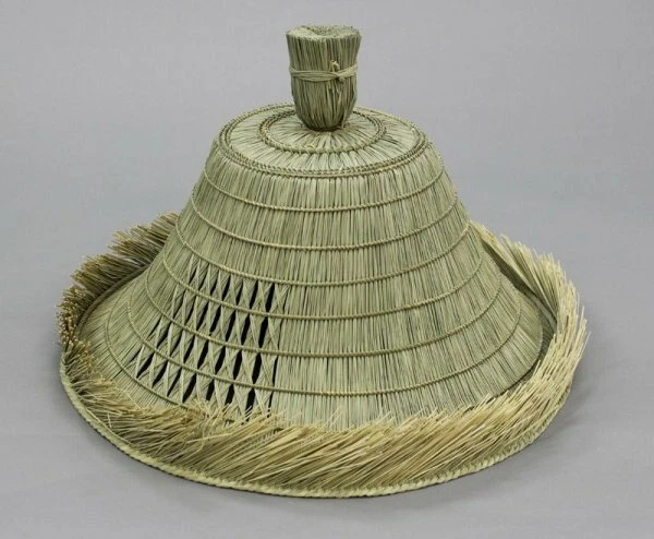 Valuable Handmade Roningasa Samurai Hat Cosplay Costume Made in Japan Rounin