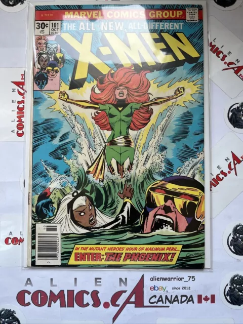 X-MEN 101 1st app. & Origin Phoenix Marvel Comics 1976 MAJOR KEY HIGH GRADE 🔑