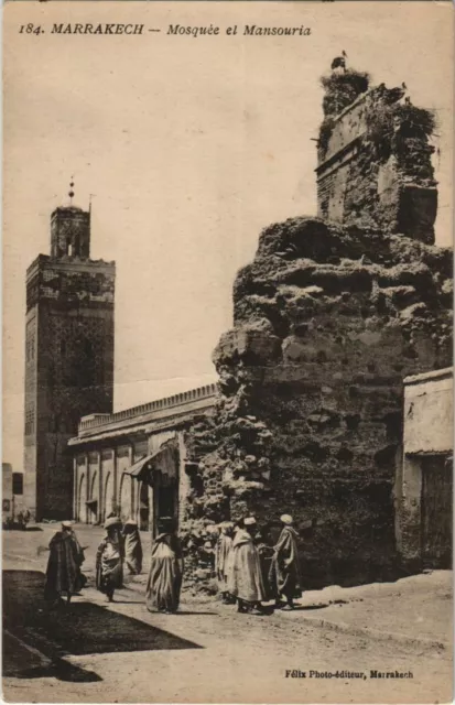 CPA AK Marrakech - Marrakesh - Mosquee El Mansouria MAROC (1082809)