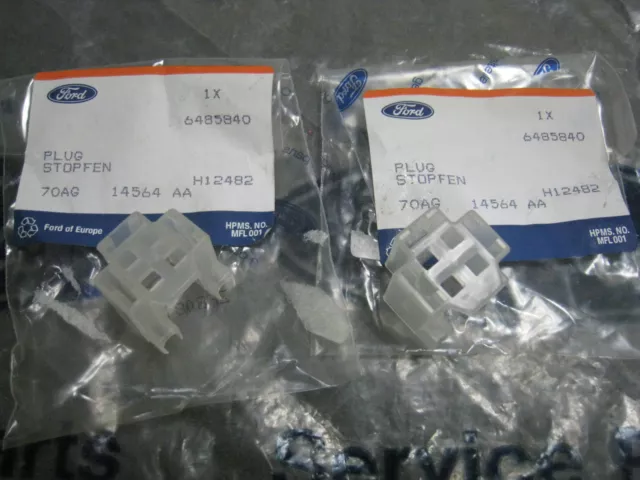 Mk1 Mk2 Escort Twin Cam Rs2000 Mexico Lotus Genuine Ford Nos H/Lamp Loom Plugs