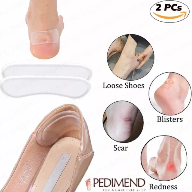 Pedimend™ Silicone Gel Heel Liner Shoe Insert Heel Pads For Slipping & Rubbing