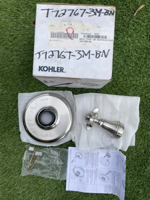 Kohler T72767–3M–BN Artefactos Borde Ducha Solo Níquel Cepillado DESCONTINUADO NUEVO