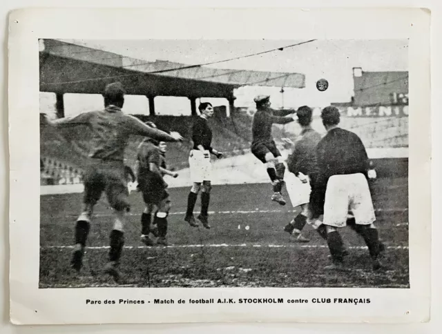 Photograph - Parc des Princes - Club Francais v A.I.K . Stockholm