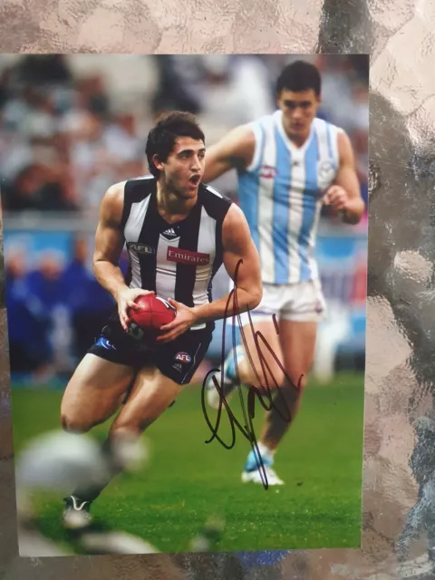 Collingwood Player Alex Fasolo Hand Signed 7X5 Photo