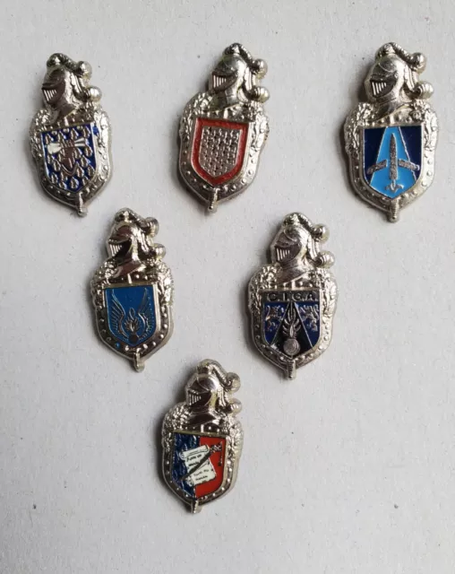 Lot De 6 Pin's - Gendarmerie Nationale Rf - Très Bon État