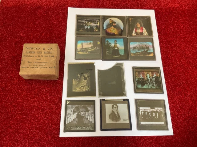 Magic Lantern Slides / Other Slides  Antique Newton & Co / Other Job Lot 12