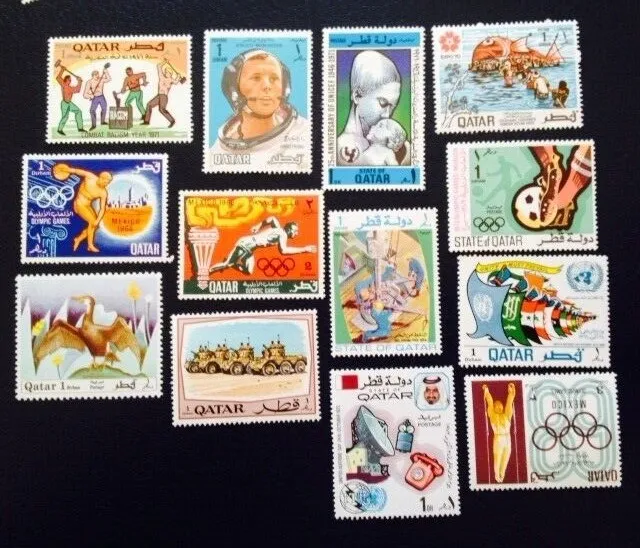 Qatar collection of mint stamps