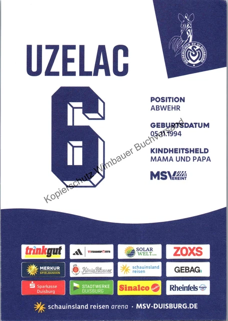 Original Autogramm Günter Preuß MSV Duisburg /// Autogramm Autograph
