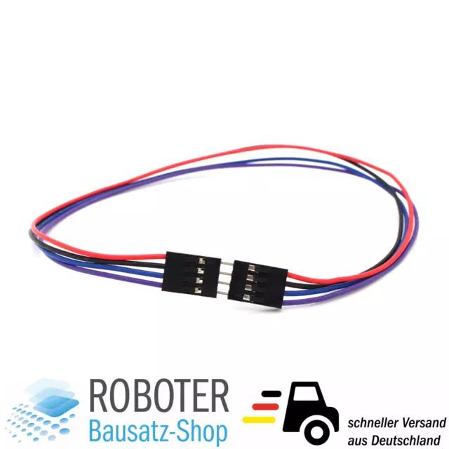 4 Pin Dupont / Jumper Kabel female-male 30 cm 3D-Drucker RepRap Arduino