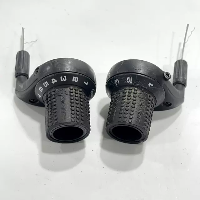 Vintage Grip Shift Shifter Set 3x7 SRAM SRT- 600 11 MTB (with grips and grease) Vintage Grip Shift Shifter Set 3x7 SRAM SRT- 600 11 MTB (with grips and grease)