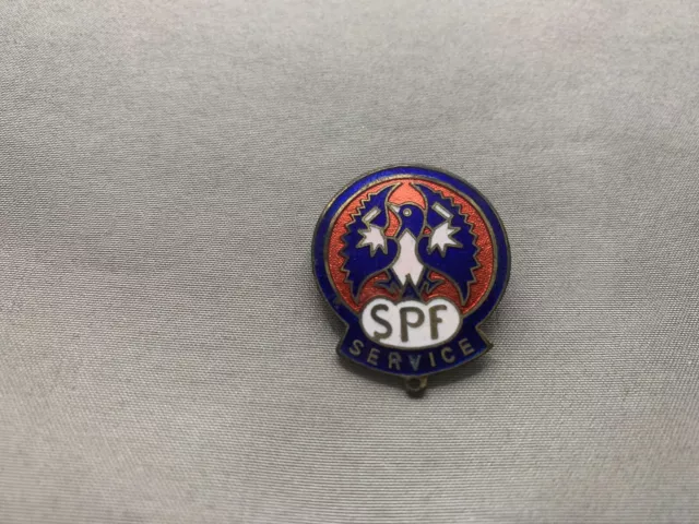 WW2 Australian Enamel Badge SPF School Patriotic Fund Badge E2