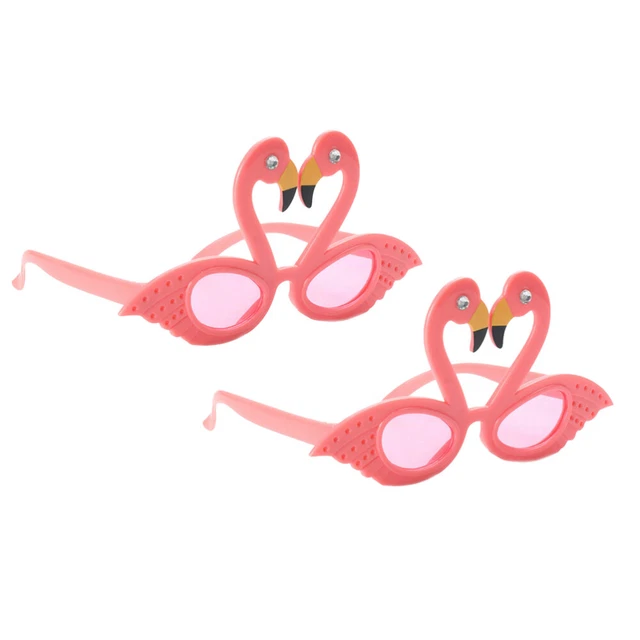 2 Pcs Luau Party Sunglasses Funny Hawaiian Kids Gift Prom Gifts