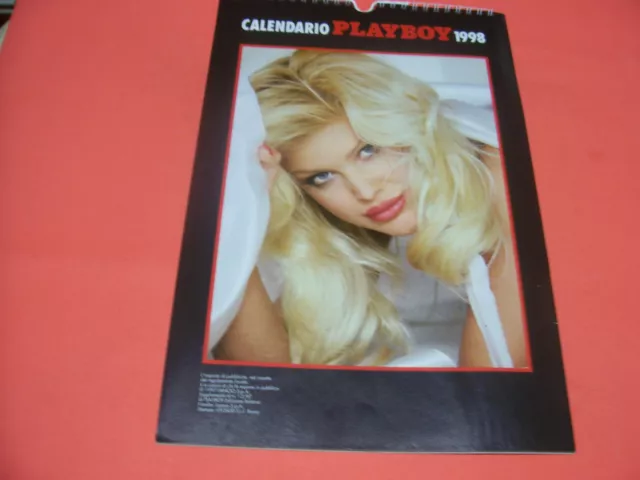 Calendario  Play Boy Anno  1998  Con 12 Splendide Modelle  In Ottimo Stato