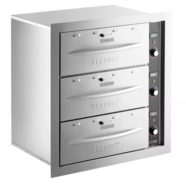 Triple Built-In Drawer Warmer - 1350W, 120V