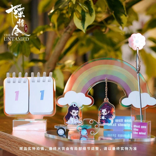 MDZS Mo Dao Zu Shi Wuxian Wangji Acrylic Stand Desk Calendar Ornament Decor Gift