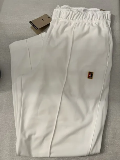 NIKE COURT TENNIS Pants Size Small White Velour Jogger CQ9163 100 $74.99 -  PicClick