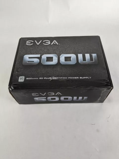 New EVGA 100-W1-0600-K1 60W 80 Plus Certified Power Supply Open Box