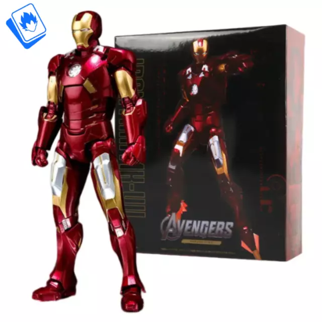 Action Figure Marvel Iron Man Mark VII 15cm STATUA DA COLLEZIONE Supereroi