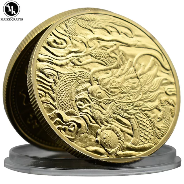 2024 CHINESE DRAGON Year Commemorative Coin Zodiac Metal Medal