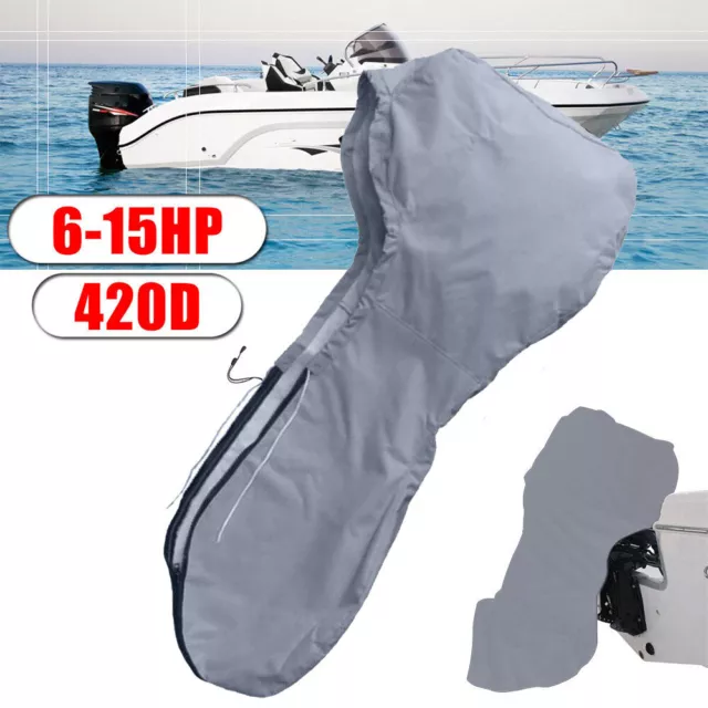 Outboard Motor Full Cover Waterproof Dustproof Boat & Engine Rain Protection AU