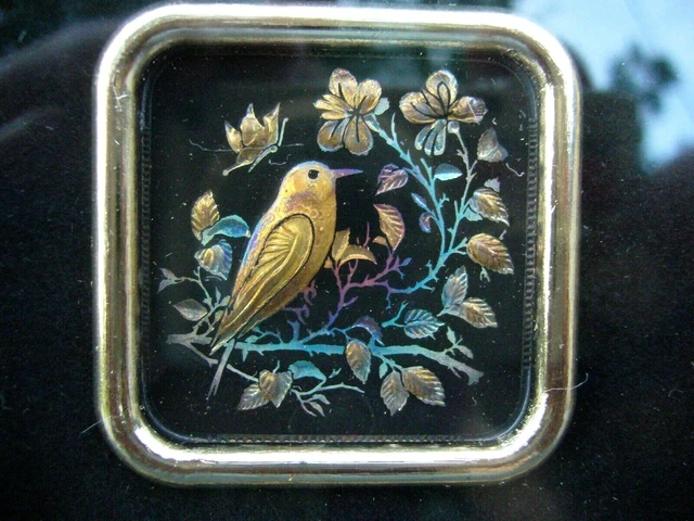 Petit Tableau Artisanal De Tolède – Or 24 Carats – 12x14 Cm – Bon état