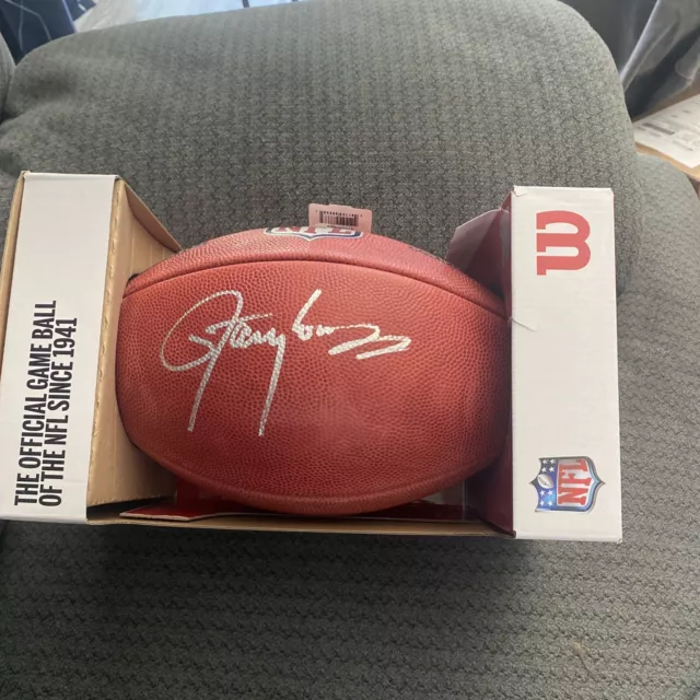 NY Giants Lawrence Taylor #56 Signed Autographed WILSON Official FOOTBALL JSA