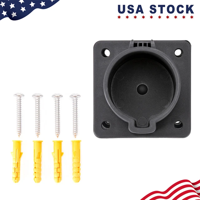 NEW EV CHARGER Holster WallMount Electric Vehicle Connector Nozzle