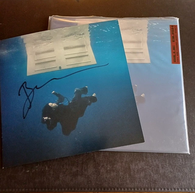 BILLIE EILISH HIT Me Hard And Soft Black Vinyl Lp & Signed/Autograph 12" Print EUR 177,76