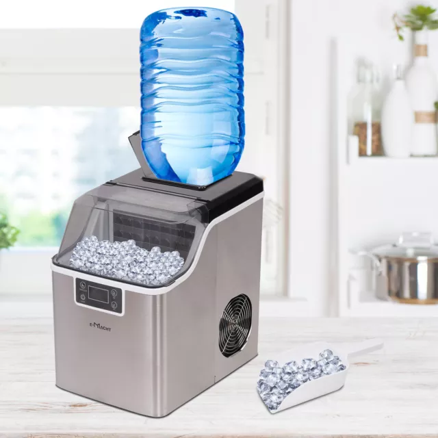 COWSAR Ice Maker Nugget Ice Maker Machine Portable Ice Machine with  Self-Clean