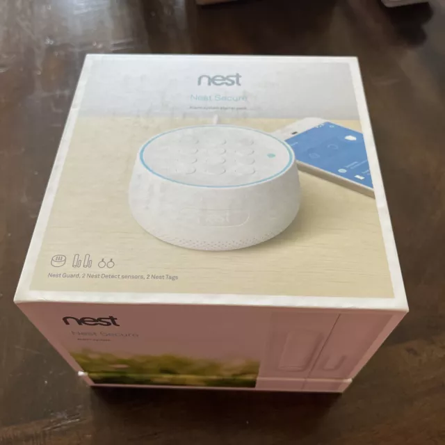 Used Google Nest Secure Alarm System Starter Pack H1500ES