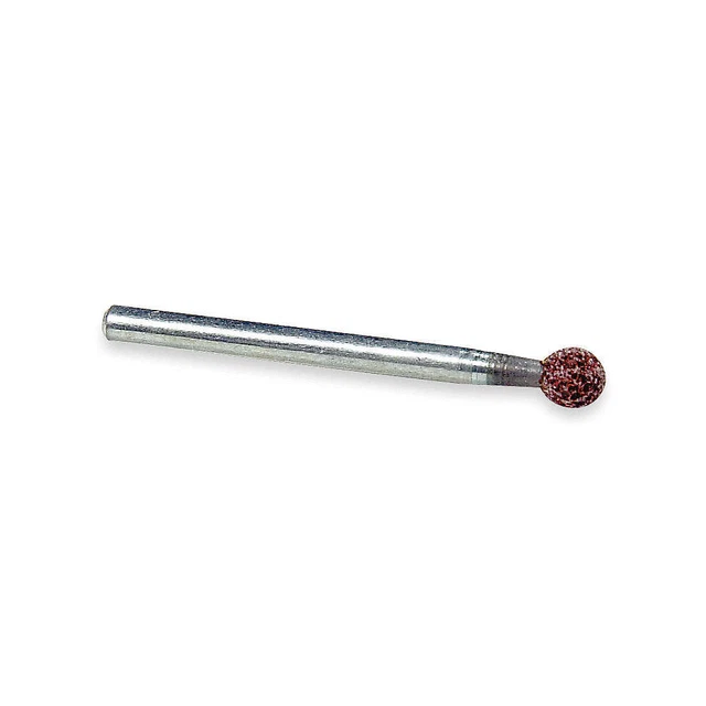 NORTON 61463624472 Vitrified Mounted Point, 3/16in, 60G PK 5