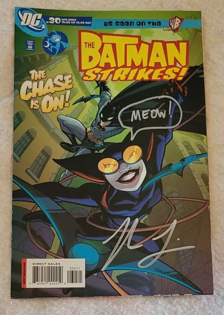 The Batman Strikes #30 DC Comics 2007 Catwoman Signed Russell Lissau with Remark