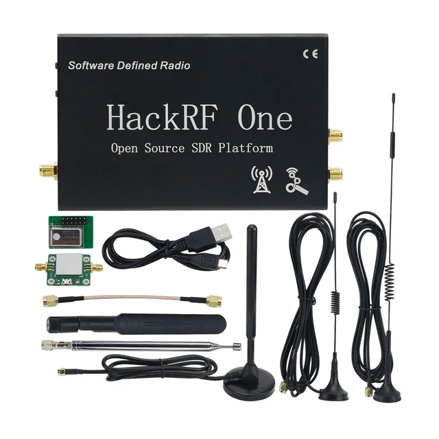 1M-6 GHz HackRF One R9 V1.8.x SDR Software Defined Radio Assemblata con Antenna LNA