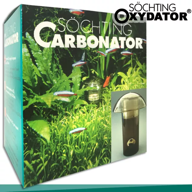 Söchting Carbonator para Acuarios Hasta 250L CO2 Crecimiento Plantas