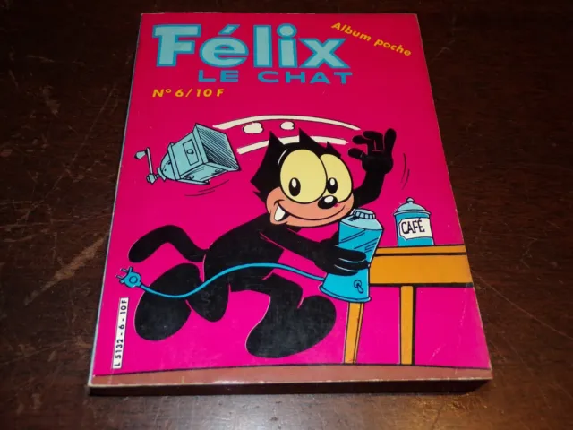 Livre " Félix le chat - album de poche n° 6 " 1983