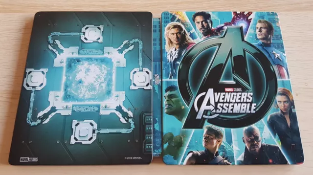 Avengers Assemble on Bluray + 3D, UK Zavvi Exclusive Steelbook, Posts Worldwide 3