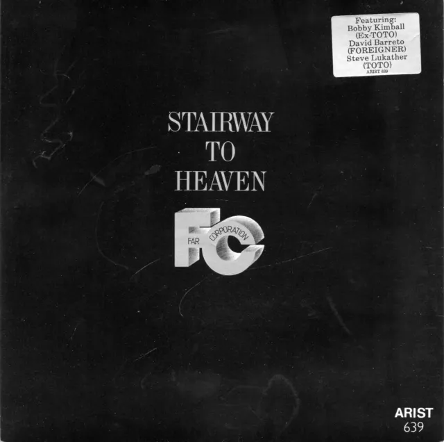 FAR CORPORATION - STAIRWAY TO HEAVEN - PS - 80's - 7" VINYL