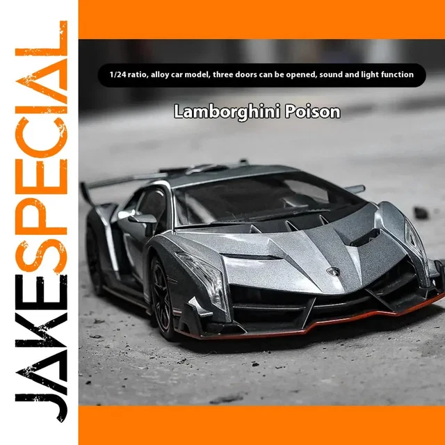 Lamborghini Veneno Electrique 12 Volts Pour Enfant, 2 Places Telecommande Parentale